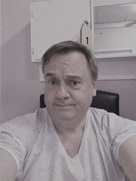 Jeff in hospital gown (2)